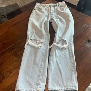 ROLLAS High Rise Original Straight Jeans